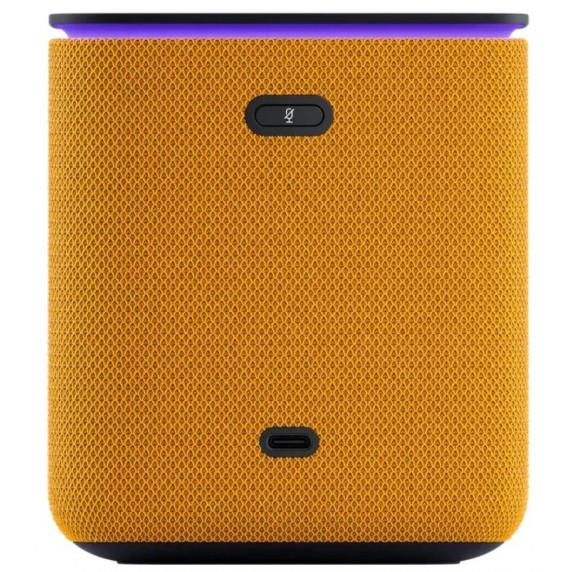 Умная колонка Яндекс Станция с Алисой Миди с Zigbee, Оранжевая