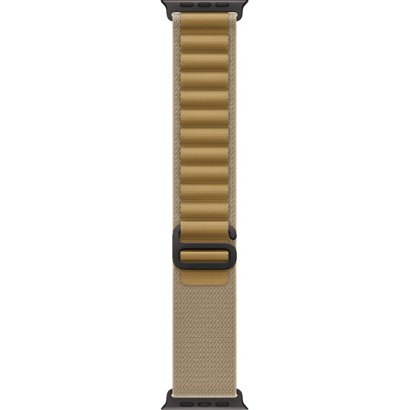 Apple Watch Ultra 2 49mm Alpine Loop Tan / Black Titanium Case