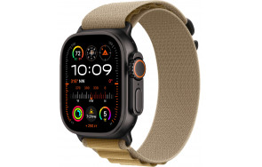 Купить Apple Watch Ultra 2 49mm Alpine Loop Tan / Black Titanium Case