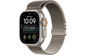Купить Apple Watch Ultra 4 49mm Titanium Milanese Natural  / Natural Titanium Case