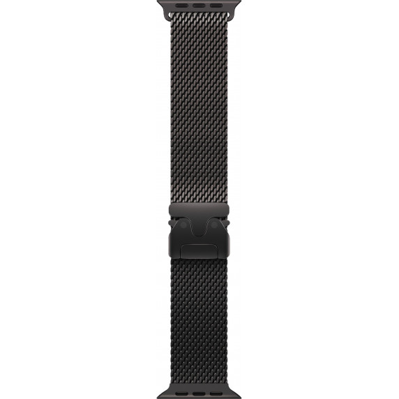 Apple Watch Ultra 4 49mm Titanium Milanese Black / Black Titanium Case