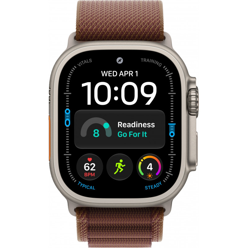 Apple Watch Ultra 4 49mm Alpine Burgundy / Natural Titanium Case
