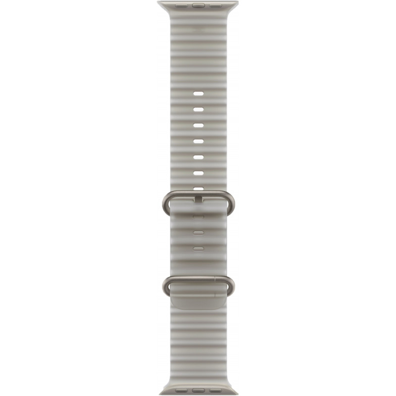 Apple Watch Ultra 4 49mm  Ocean Band Translucent Gray / Natural Titanium Case
