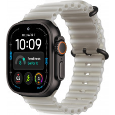 Купить Apple Watch Ultra 4 49mm Ocean Band Translucent Gray  / Black Titanium Case