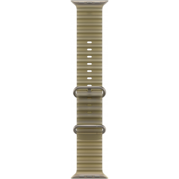 Apple Watch Ultra 4 49mm  Ocean Band Translucent Kelp / Natural Titanium Case