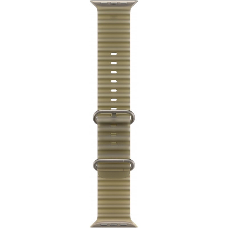 Apple Watch Ultra 4 49mm  Ocean Band Translucent Kelp / Natural Titanium Case