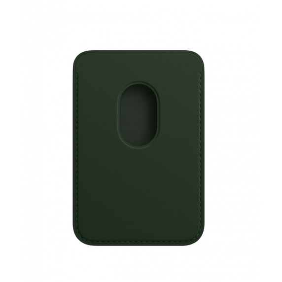 Кардхолдер для Apple iPhone Leather Wallet MagSafe Sequoia Green
