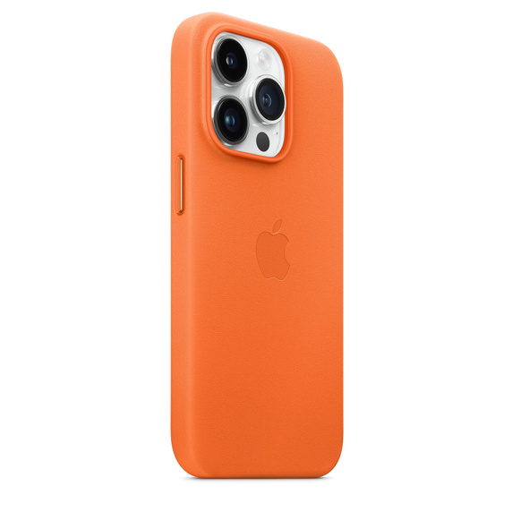 Чехол MagSafe iPhone 14 Pro Leather Wallet Cover - Orange 