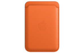 Купить Кардхолдер для Apple iPhone Leather Wallet MagSafe Orange