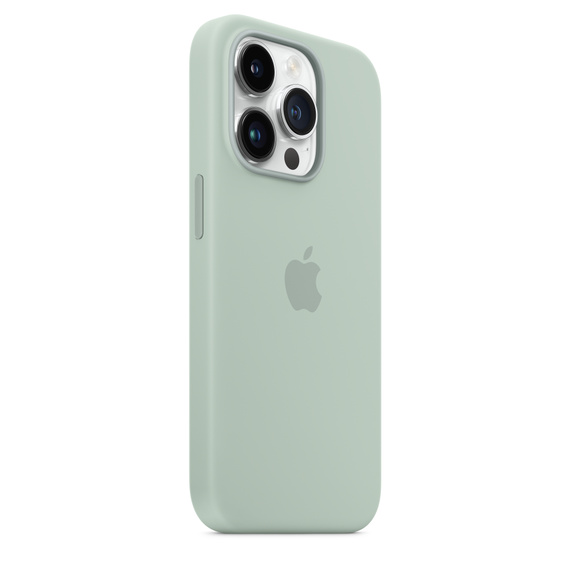 Чехол MagSafe iPhone 14 Pro Silicone Cover - Succulent