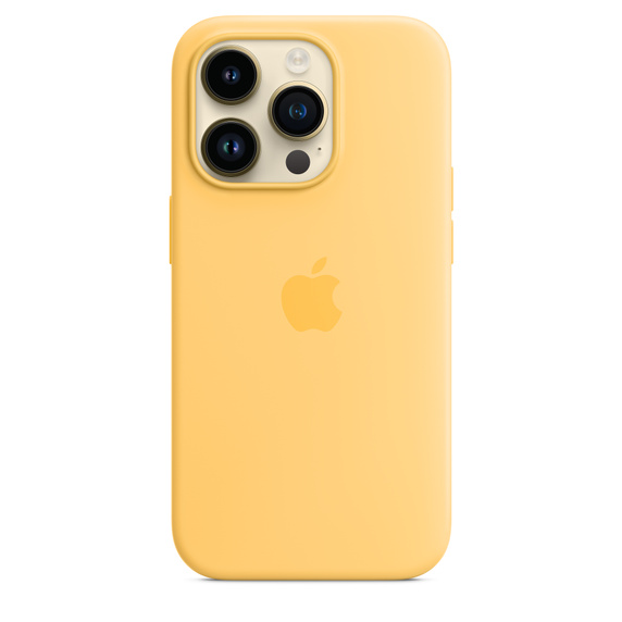 Чехол MagSafe iPhone 14 Pro Max Silicone Cover - Sunglow
